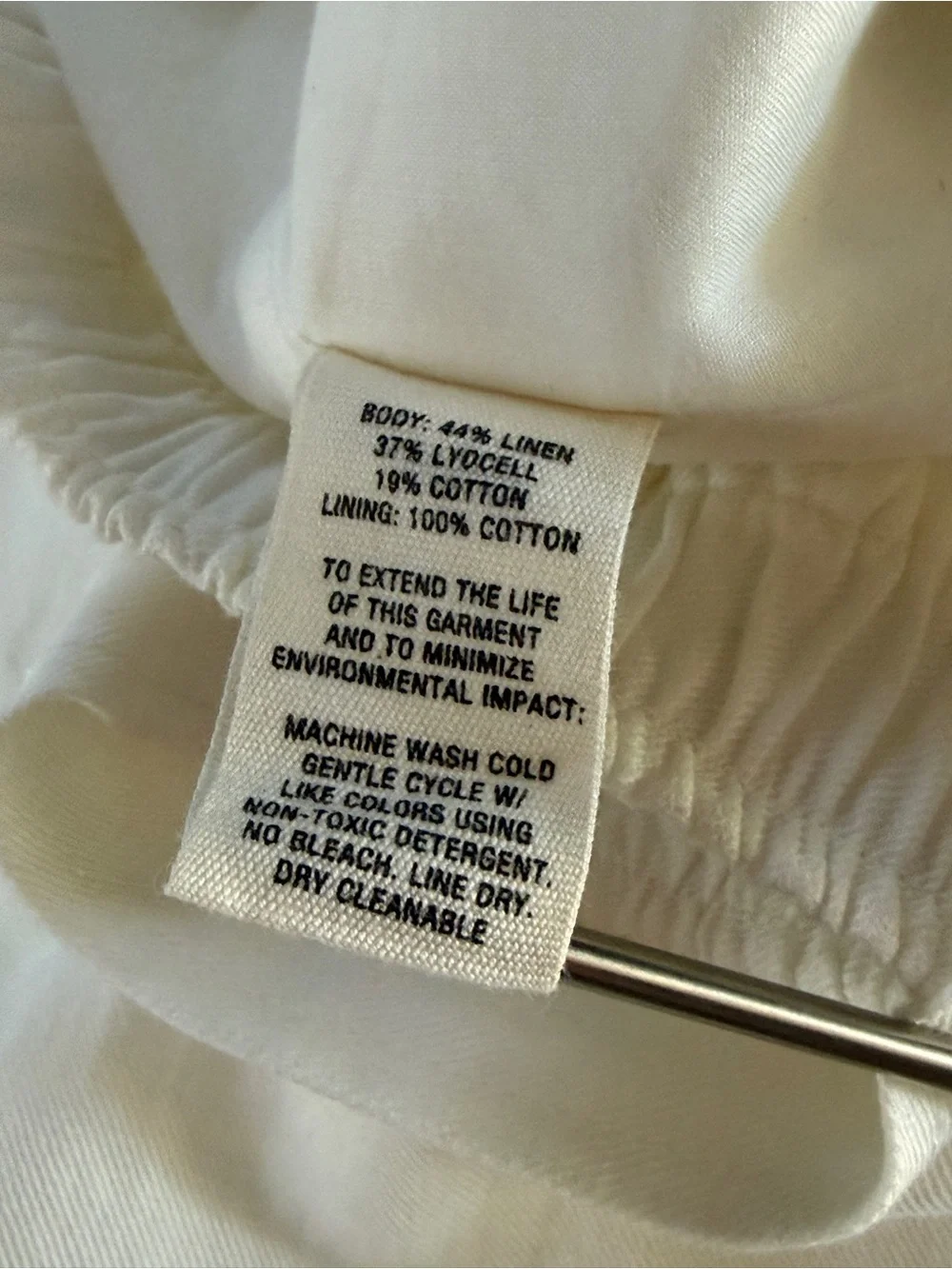 Alex Mill Agnes midi wrap skirt in twill off white size medium NWT - Picture 6 of 9